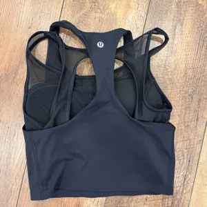 Lululemon Break Free Tank *Nulux Medium Support Black Size 4 / W1AI1S / Athletic thumbnail 4
