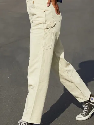 J.Galt Brandy Melville cream cotton pants thumbnail 2