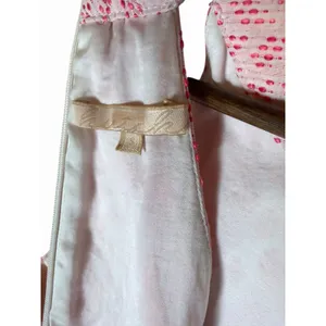 Hutch Anthropologie Pink White Embroidered Halter Mini Shift Dress Small thumbnail 10