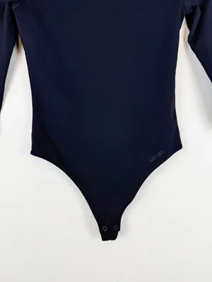 Aritzia Contour Ohara Bodysuit Black Boat Neck Size Small thumbnail 5