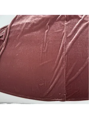 Birdy Grey Hannah Stretch Velvet Bridesmaid Dress XXL Desert Rose Mauve Pink thumbnail 9