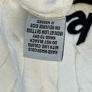 NWT FADED ROSE Sweater Women's XS Cream New‎ York" Cable Knit Cropped Pullover thumbnail 5