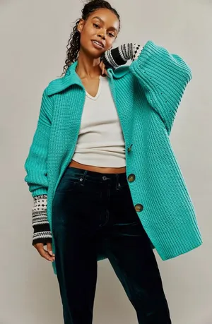 Free people Swim Too Deep Cardigan thumbnail 1