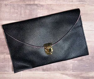 Black With Pink Trim Clutch thumbnail 5