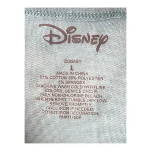 Disney Lilo & Stitch "Ohana Means Family" Light Blue Crop Tank Top Size L NWOT thumbnail 4