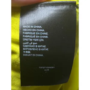 Bebe Neon Yellow Draped Bodycon Shift Dress Large Sleeveless Asymmetric Hem‎ thumbnail 6