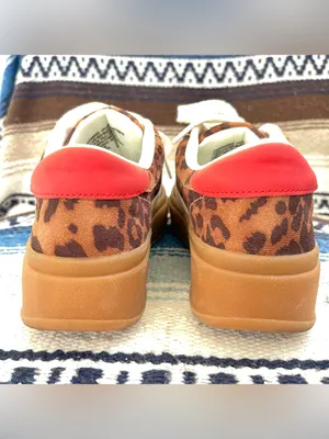 Madden Girl Madden NYC Women’s Leopard Print Platform Sneakers thumbnail 5