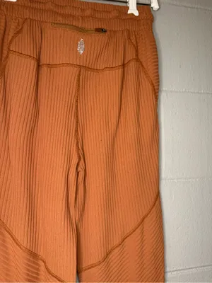FP Movement Loose Ribbed Sweatpants in Rust Color Women’s Size XS Loungewear thumbnail 3