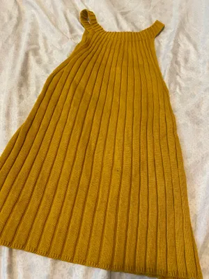 rue and willow yellow sweater tank top thumbnail 2