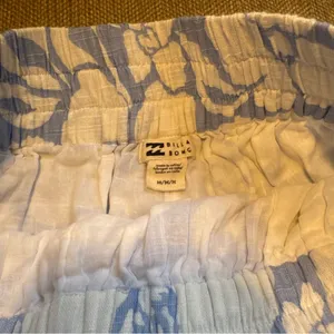 Billabong High Waist Floral Blue Shorts thumbnail 2