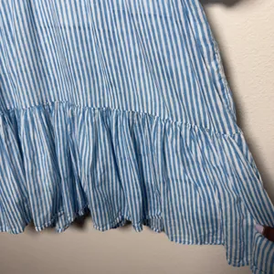 Emerson Fry India Collection Women‎ Isla Dress M/L Blue Stripe Organic Cotton thumbnail 12