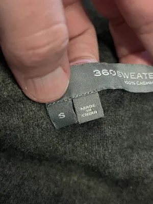 360 Cashmere Sweater Womens Small Gray 100% Hooded Full Zip Star Back Hoodie thumbnail 7