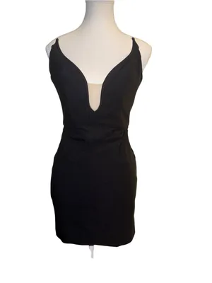 REVOLVE x Michael Costello Giada Mini Dress Black -sz XS thumbnail 3