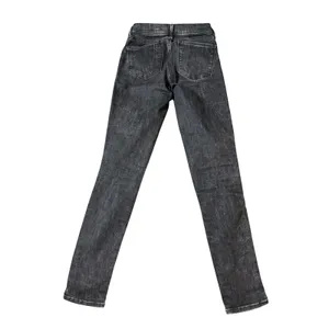 Gap 1969 Size 25 R True Skinny‎ Black Jeans Distressed Women 28" Inseam Low Rise thumbnail 5
