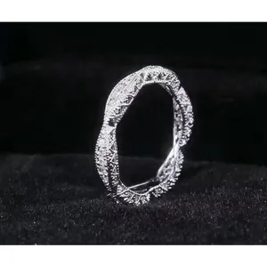 NEW 1 Ct Pretty Pave Simulated‎ Diamond Eternity Wedding Band Ring, Size 10 thumbnail 11