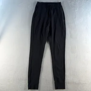 Buffbunny Womens Small Joggers Pants Athletic‎ Tapered Zipper Pockets Black Soft thumbnail 2