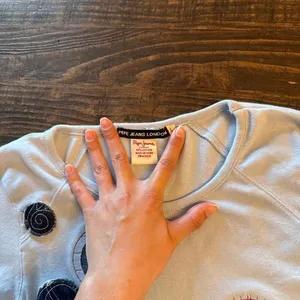 Pepe Jeans Y2k Light Blue Long Sleeve Sweater Size Large thumbnail 6