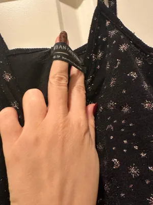 Urban Outfitters Sparkle Crop Top thumbnail 2