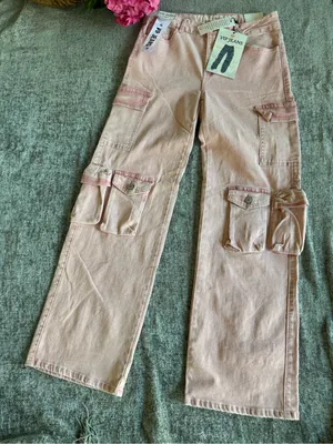 VIP Pink Cargo Boyfriend Jeans Size undefined thumbnail 2