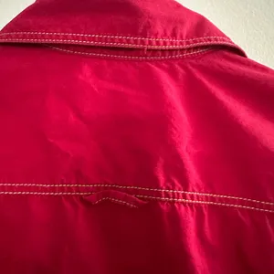 Tommy Hilfiger Top Button Down Long Sleeve Chest Pockets Red Medium thumbnail 4