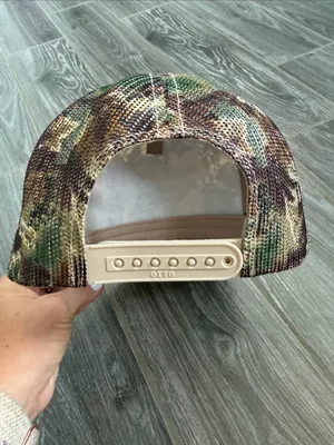 Noah Kahan official Great Divide Tour Camouflage Trucker Patch Hat EUC HTF thumbnail 4