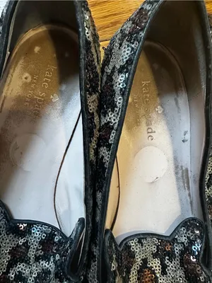 Kate Spade New York "Caty" Animal Leopard Print Sequin Flats Loafers Mobwife thumbnail 5