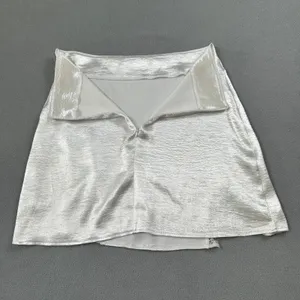 Lyaner Mini Skirt M White Lace Trim Detail‎ Back Zipper Party Cocktail Club Cute thumbnail 6