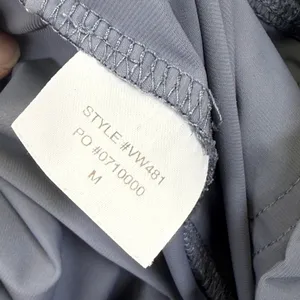 Vuori Gray Performance‎ Miles Jogger Pants Elastic Waist Drawstring Activewear M thumbnail 3