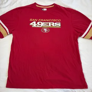 National Football League Team Apparel San Francisco 49ers red graphic long sleeve tee thumbnail 1