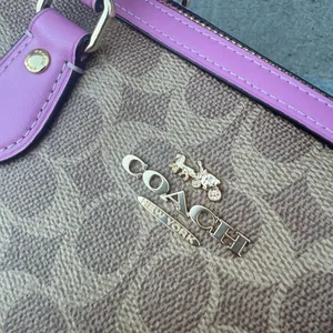 coach Rowan Satchel Bag In Signature Canvas cv961 thumbnail 4
