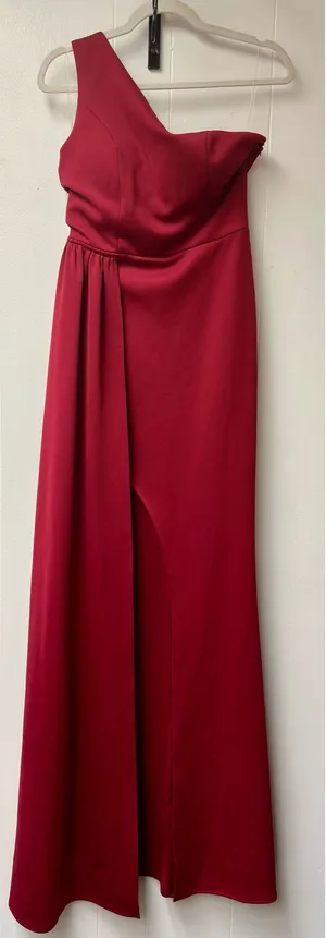 Boutique Red Matte Formal Dress Maxi thumbnail 1