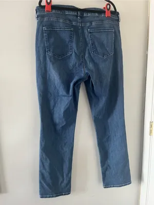 NYDJ Marilyn Straight Jeans Womens 16W Medium Wash Minimalist Casual Comfy thumbnail 6