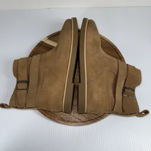 UGG Josefene Ankle Boot Chestnut Brown/Tan Size 7 Genuine Leather Suede Zip thumbnail 9