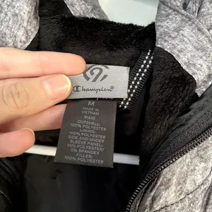 Champion‎ purple black winter coat comfortable casual full zip hood warm jacket thumbnail 3
