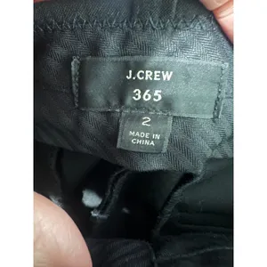 J.Crew 365 Peyton High-Rise Wide-Leg Cropped Pant Black Four-Season Stretch‎ thumbnail 5