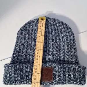 Love Your‎ Melon Speckled Knit Beanie Hat Blue White thumbnail 7