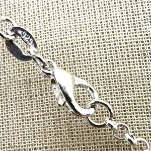 Silver tone circle rhinestone pendant necklace thumbnail 7