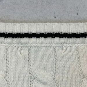 NWT FADED ROSE Sweater Women's XS Cream New‎ York" Cable Knit Cropped Pullover thumbnail 13