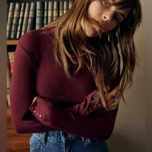 Sézane FELIX JUMPER in Red M thumbnail 1