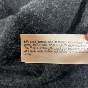 Massimo Dutti Wool and Silk V Neck Long Sleeve Sweater thumbnail 8