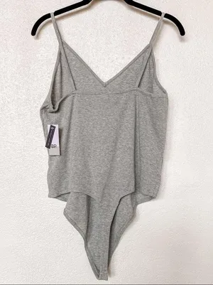 BP Nordstrom Ribbed Thong Bodysuit thumbnail 8