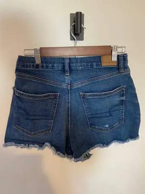 American Eagle Outfitters Dark Wash Jean Shorts thumbnail 2