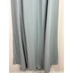 Show Me Your Mumu Jenn Maxi Dress in Silver Sage Crisp Blue‎ V Neck| XL | NWT thumbnail 5