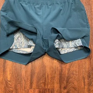 Pearl Izumi Blue Lined Padded Compression Cycling Shorts Double Sz L thumbnail 2