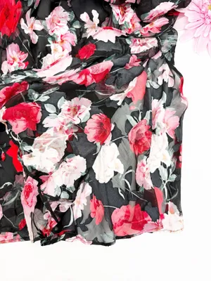 Victoria’s Secret Atelier Noir Burnout Satin Silk Plunge Gown Maxi Slip Chemise thumbnail 10