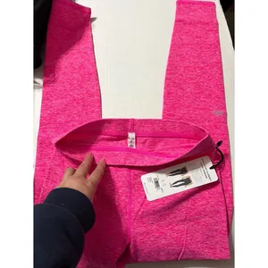 NWT ALO Yoga high waist flow legging neon pink heather new small older style thumbnail 2