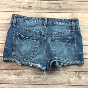 Free People Button Fly Denim Shorts thumbnail 5