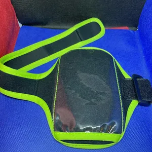 Arm band cell phone accessory for hands free exercise‎ routine. thumbnail 1