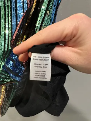 Show Me Your MuMu Vivian Colorful Sequin Vertical Striped Mini Dress thumbnail 9