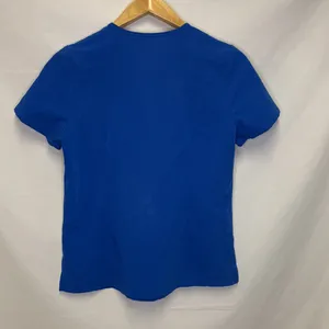 Figs Women's V-Neck Scrub Top in Royal Blue thumbnail 8